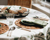 Tuileries Tablecloth Blockprinted Trim