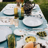Tuileries Tablecloth Blockprinted Trim