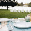Tuileries Tablecloth Blockprinted Trim