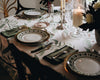 Tuileries Tablecloth Blockprinted Trim