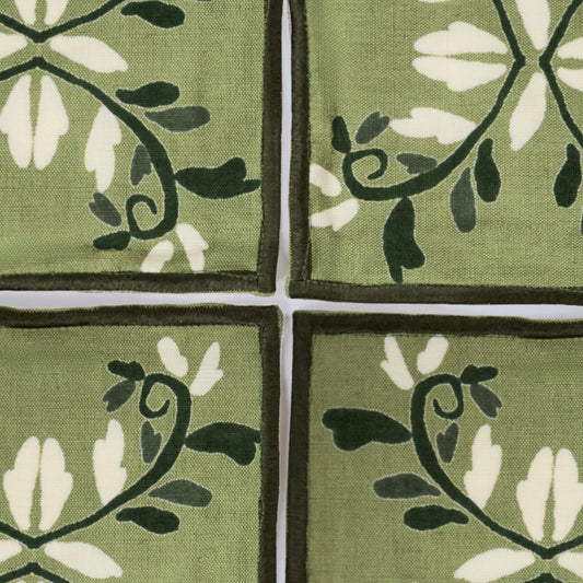 Half Past Seven x Maison Venu: Fern Cocktail Napkins