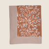 teracotta tablecloth with holly vine