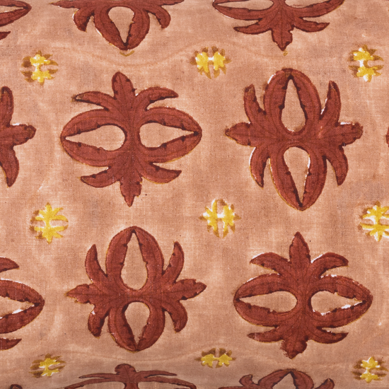 close up of the prytania citrine pillow