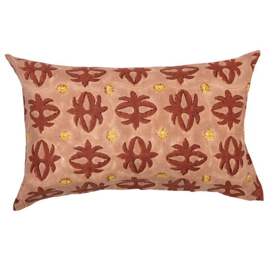 prytania citrine pillow against a white background