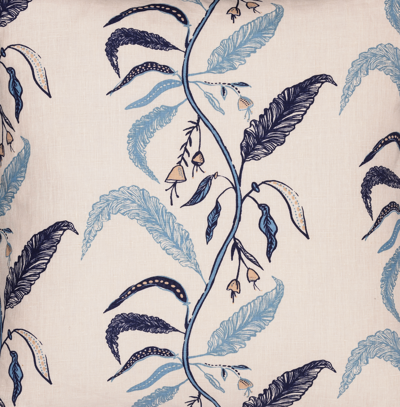 close up of tuileries lapis pillow
