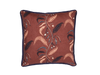 tuileries terracotta pillow against a white background