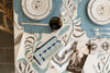 Tuileries Tablecloth Blockprinted Trim