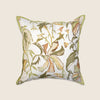 Maison Venu Bahti Hand Block Printed  Decorative Pillow in Celadon aLinen Cotton blend