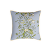 Maison Venu Camille Hand Block Printed Garden Decorative Pillow in Botanical Linen Cotton blend