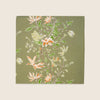 Maison Venu Camille Hand Block Printed Fabric in Herb Linen Cotton blend