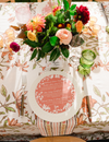 Maison Venu Camille
hand block-printed Tablecloth in Rose Sunbaked colorway, linen cotton blend