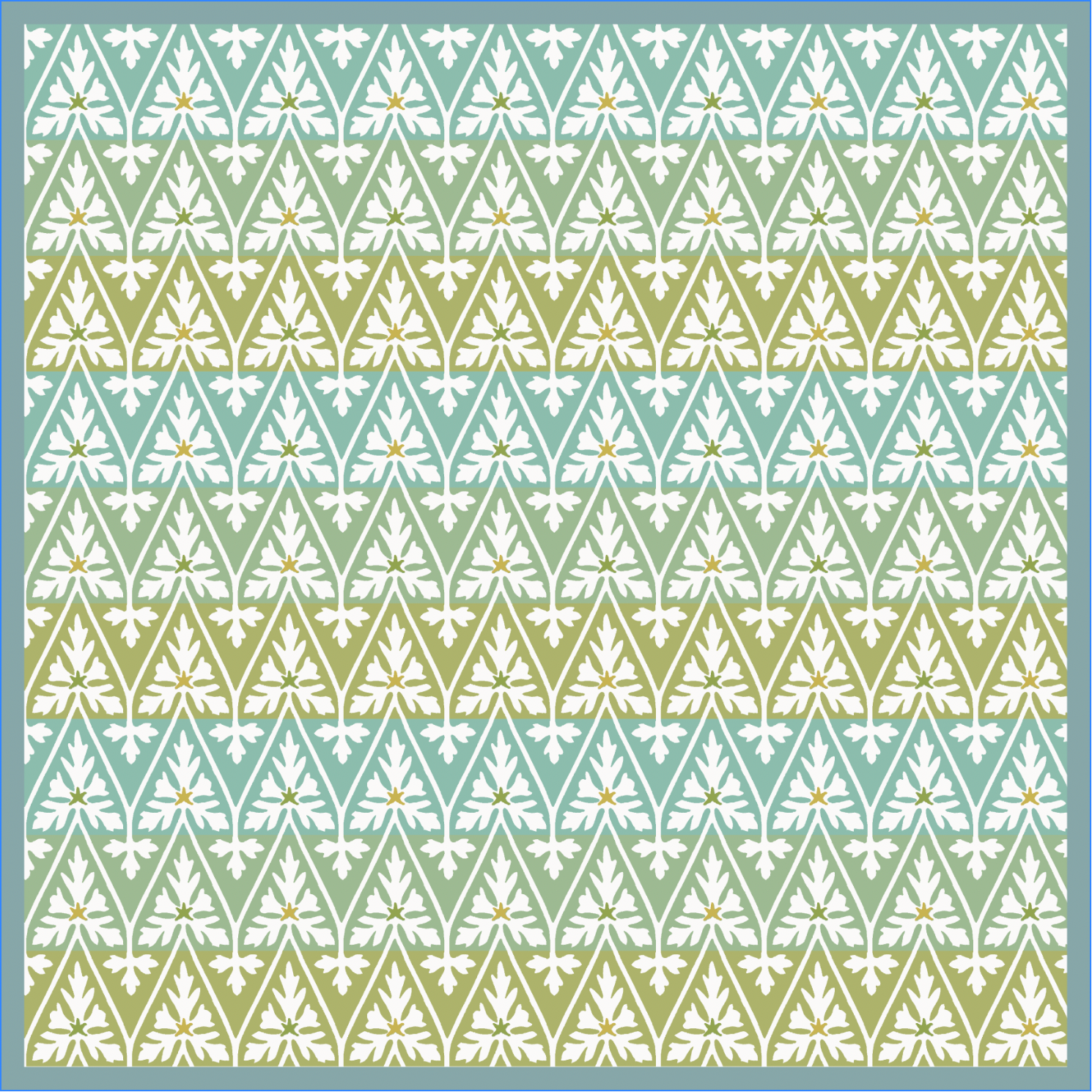 Maison Venu Ines Hand Block Printed Garden Decorative Pillow in Sungold Linen Cotton blend