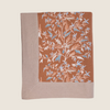 teracotta tablecloth with holly vine