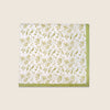 Maison Venu Marguerite
hand block-printed Tablecloth in Celadon colorway, linen  