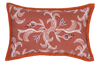 marseille persimmon pillow on white background