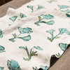 BLOCK POPPY PRINT LINEN RUNNER