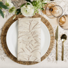 place setting with sylvan cream napkin