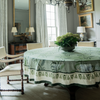 Tuileries Tablecloth Blockprinted Trim