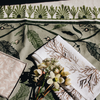 Tuileries Tablecloth Blockprinted Trim