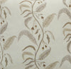Maison Venu Tuileries Hand Block Printed  Quilt in Natural Linen Cotton blend 