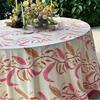Tuileries Tablecloth Blockprinted Trim
