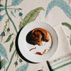 Tuileries Tablecloth Blockprinted Trim