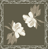 Magnolia Embroidered Napkin