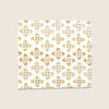 Maison Venu Celeste Hand Block Printed Napkin in Rose Garden Linen Cotton blend