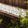 BLOCK POPPY PRINT LINEN RUNNER