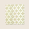 Maison Venu Celeste Hand Block Printed Napkin in Grass Linen Cotton blend