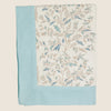 hollyvine tablecloth with light blue border