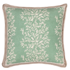 Maison Venu Primrose Hand Block Printed  Decorative Pillow in Sagebrush Linen Cotton blend